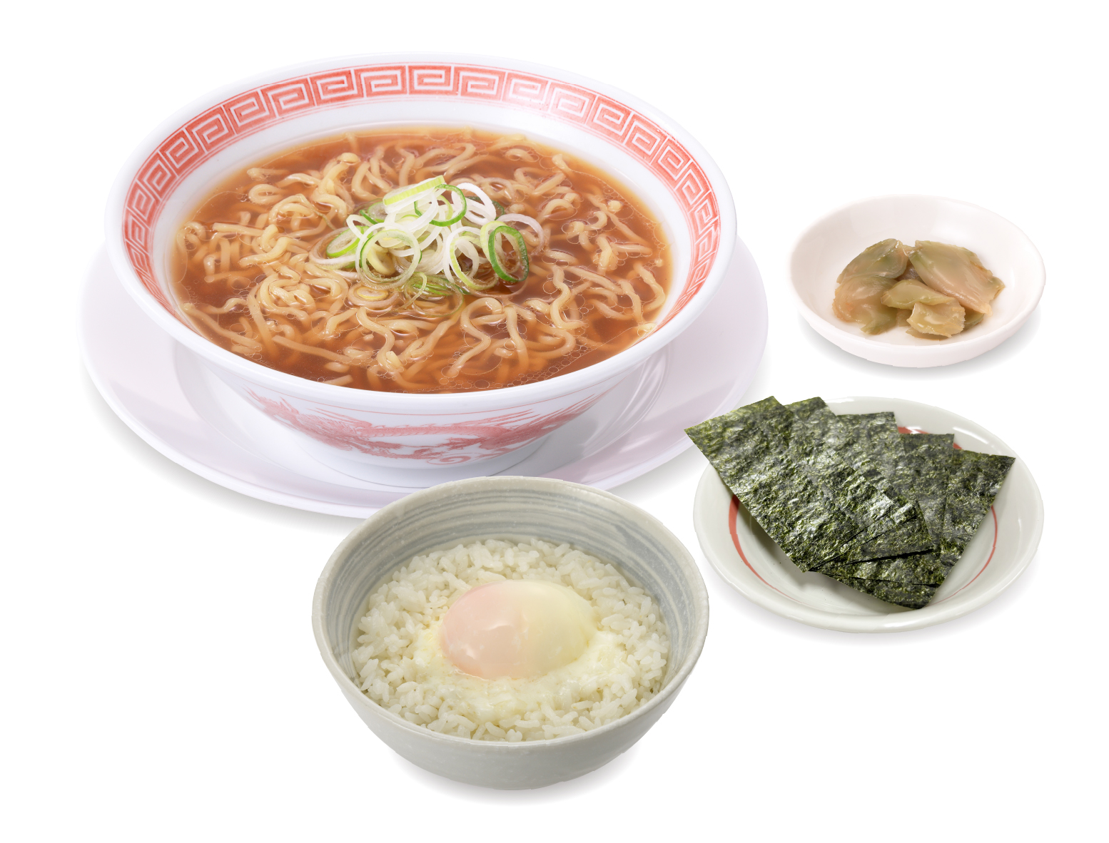 素らーめん温玉丼セット