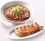 パーコー風からあげらーめん＆焼餃子セット