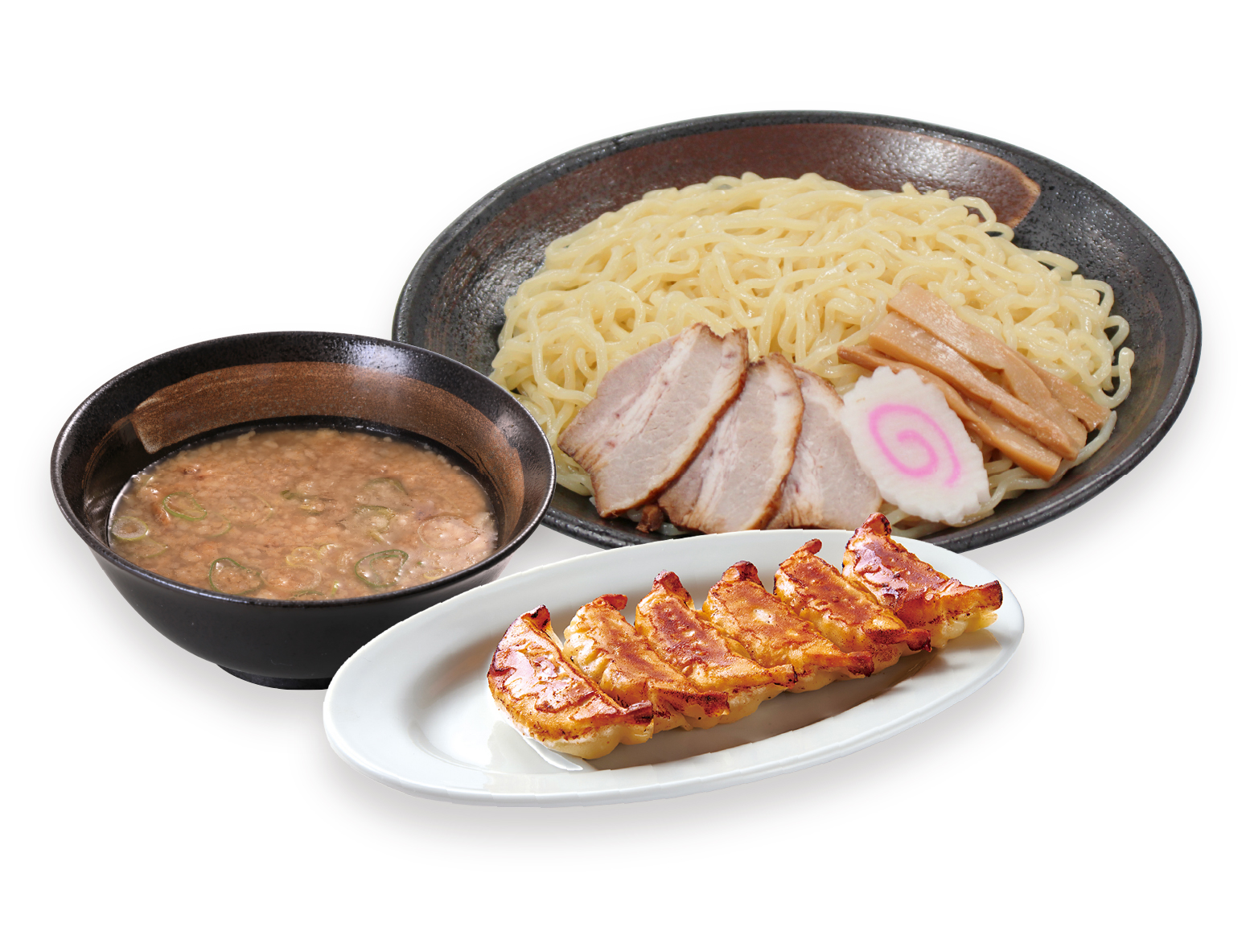 魚介豚骨つけめん＆焼餃子セット